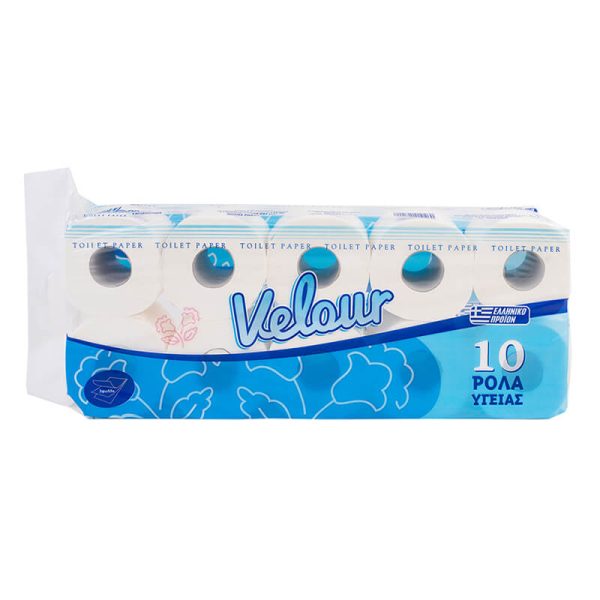 MAXI ΡΟΛΟ ΥΓΕΙΑΣ VELOUR 3φυλλο 10 ρολλά X 117g