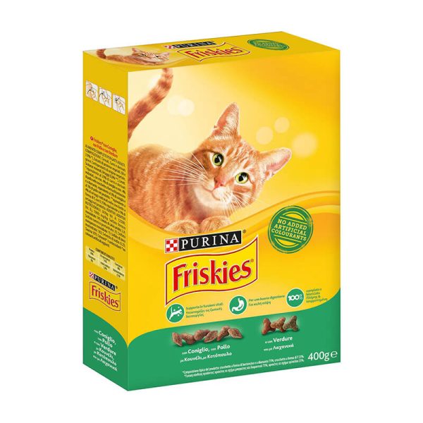 FRISKIES ΚΡΟΚΕΤΕΣ ΓΑΤΑΣ 400g ΚΟΥΝΕΛΙ ΚΟΤΟΠΟΥΛΟ ΛΑΧΑΝΙΚΑ