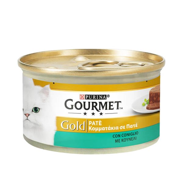 GOURMET ΚΟΝΣΕΡΒΑ ΓΑΤΑΣ 85gr GOLD ΠΑΤΕ ΚΟΥΝΕΛΙ