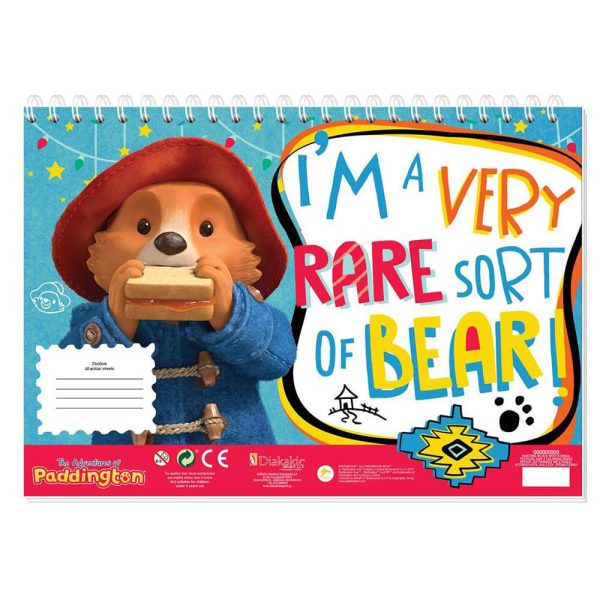 ΜΠΛΟΚ ΖΩΓΡΑΦΙΚΗΣ 23Χ33 40Φ. ΜΕ STICKERS & ΣΤΕΝΣΙΛ PADDINGTON