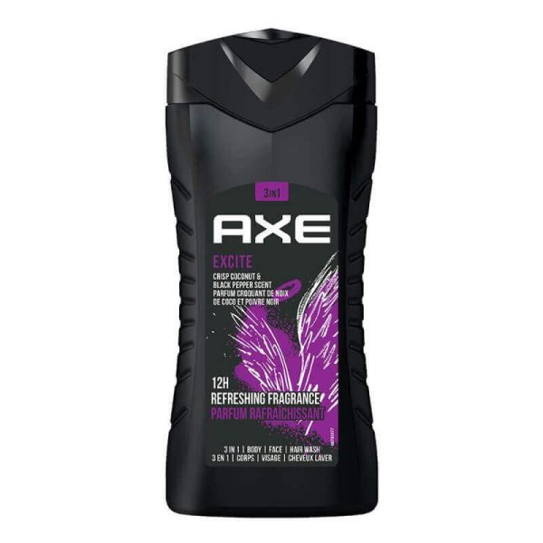 AXE SHOWER GEL 3 in 1 ΑΦΡΟΛΟΥΤΡΟ 250ml EXCITE