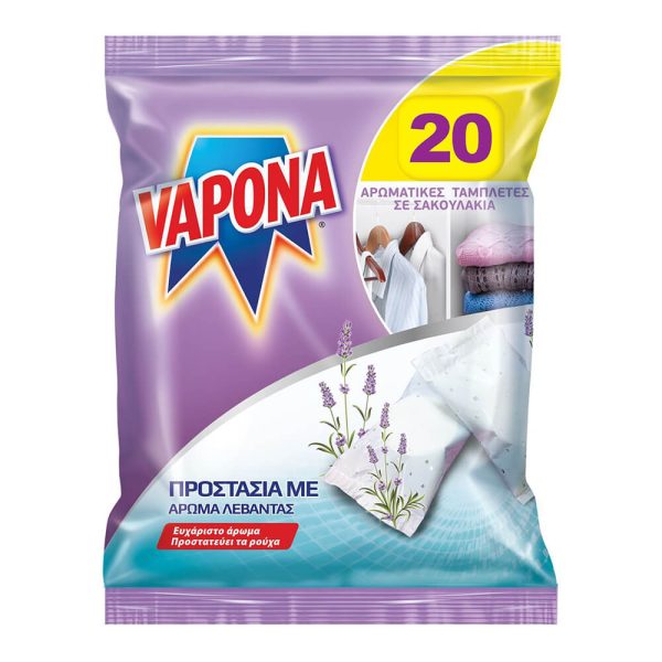VAPONA ΣΚΟΡΟΚΤΟΝΕΣ ΤΑΜΠΛΕΤΕΣ ΛΕΒΑΝΤΑ 20τεμ.