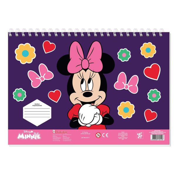 ΜΠΛΟΚ ΖΩΓΡΑΦΙΚΗΣ 23X33 40Φ. ME STICKERS MINNIE 564986