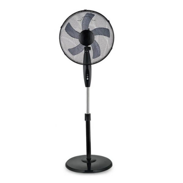ΑΝΕΜΙΣΤΗΡΑΣ ΜΕ ΟΡΘΟΣΤΑΤΗ ECO 5 ΠΤΕΡΥΓΙΑ 40W 16" 40εκ. ΜΑΥΡΟΣ