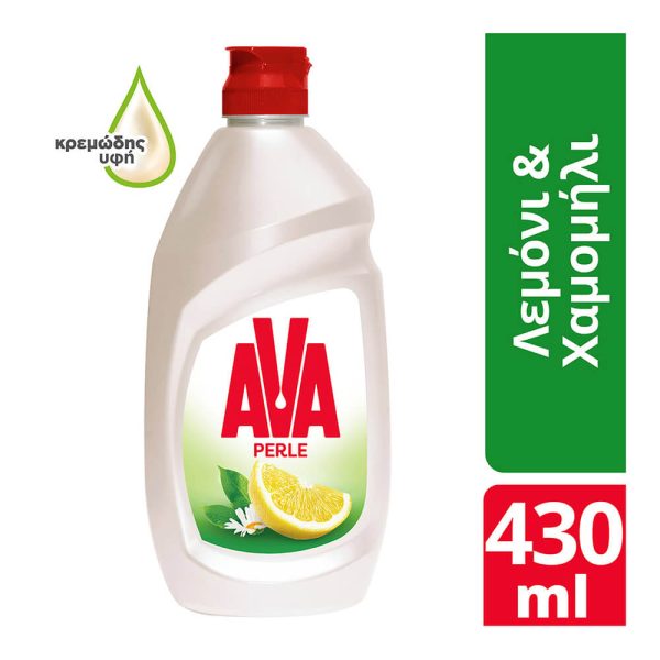 AVA PERLE ΥΓΡΟ ΠΙΑΤΩΝ 430ml ΛΕΜΟΝΙ & ΧΑΜΟΜΗΛΙ