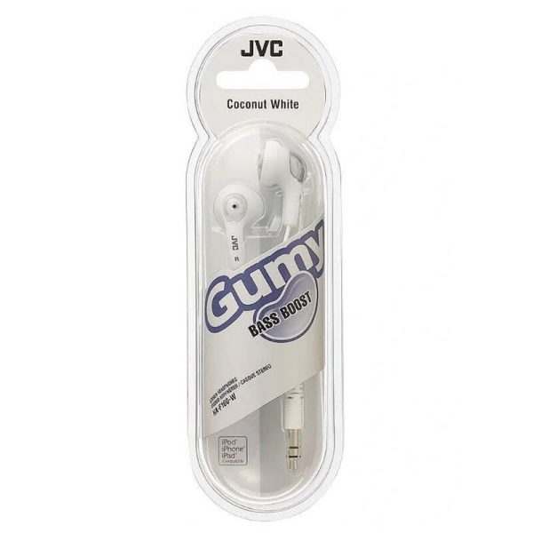 ΑΚΟΥΣΤΙΚΑ JVC HA-F160-A-E HANDSFREE 3.5mm White