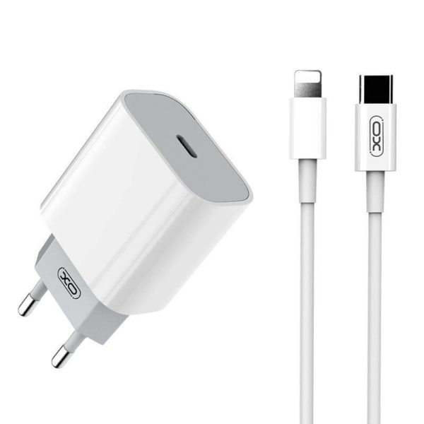 ΦΟΡΤΙΣΤΗΣ 20W EU PD TYPE C to LIGHTING ΛΕΥΚΟ XO-L77