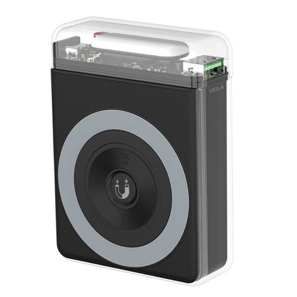 POWER BANK MAGNETIC FAST CHARGING 10000mAh XO PR226 PD20W + USB22.5W 15W ΜΑΥΡΟ