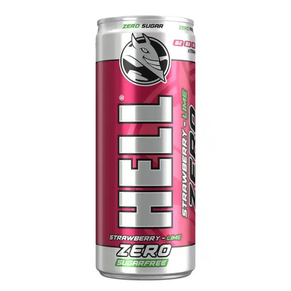 HELL ENERGY DRINK 250ml ZERO STRAWBERRY LIME