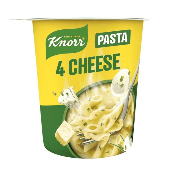 KNORR SNACK POT PASTA ΖΥΜΑΡΙΚΑ ΜΕ 4 ΤΥΡΙΑ 66g