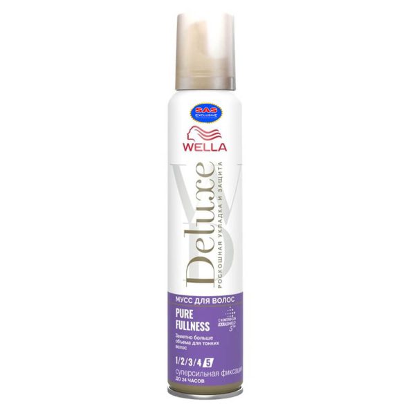 WELLA ΑΦΡΟΣ DELUXE Νο.5 200ml FULLNESS & PURE