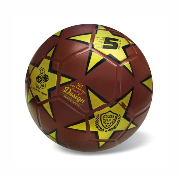ΜΠΑΛΑ ΠΟΔΟΣΦΑΙΡΟΥ ΠΛΑΣΤΙΚΗ RETRO GOLD 360gr 23cm /1016