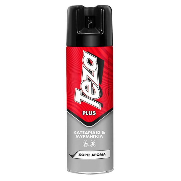 TEZA SPRAY ΕΝΤΟΜΟΚΤΟΝΟ ΧΩΡΙΣ ΑΡΩΜΑ ΓΙΑ ΚΑΤΣΑΡΙΔΕΣ & ΜΥΡΜΗΓΚΙΑ 300ml