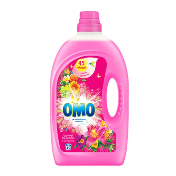 OMO ΥΓΡΟ ΠΛΥΝΤΗΡΙΟΥ ΤΡΟΠΙΚΑ ΛΟΥΛΟΥΔΙΑ 45μεζ. 2,95Lt