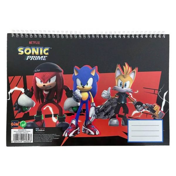 ΜΠΛΟΚ ΖΩΓΡΑΦΙΚΗΣ Α4 ΣΠΙΡΑΛ 30Φ. SONIC PRIME 334-84413