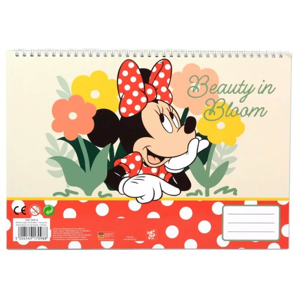 ΜΠΛΟΚ ΖΩΓΡΑΦΙΚΗΣ 23X33εκ. 40Φ. ME STICKERS MINNIE 340-34416