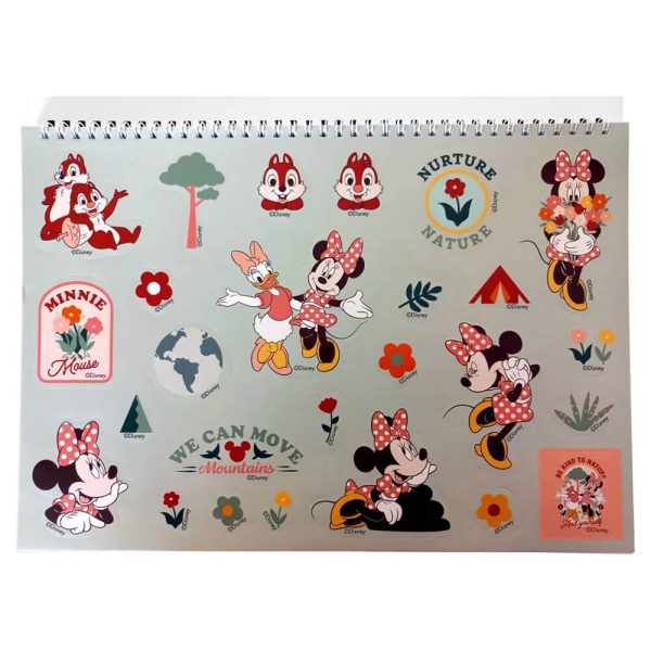 ΜΠΛΟΚ ΖΩΓΡΑΦΙΚΗΣ 23X33εκ. 40Φ. ME STICKERS MINNIE 340-34416