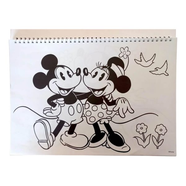 ΜΠΛΟΚ ΖΩΓΡΑΦΙΚΗΣ 23X33εκ. 40Φ. ME STICKERS MINNIE 340-34416
