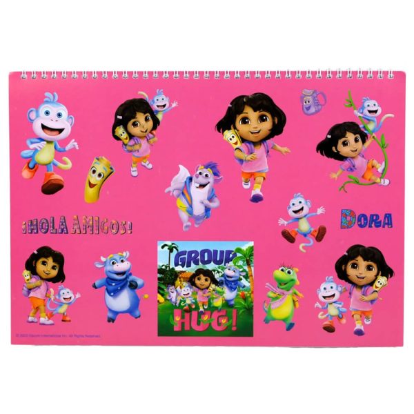 ΜΠΛΟΚ ΖΩΓΡΑΦΙΚΗΣ 23x33εκ. 40Φ. ME STICKERS DORA THE EXPLORER 345-70416