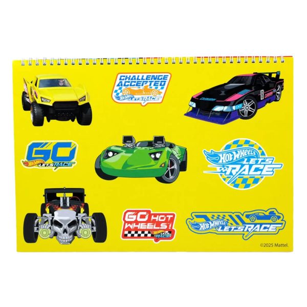 ΜΠΛΟΚ ΖΩΓΡΑΦΙΚΗΣ 23x33εκ. 40Φ. ME STICKERS HOT WHEELS 349-30416