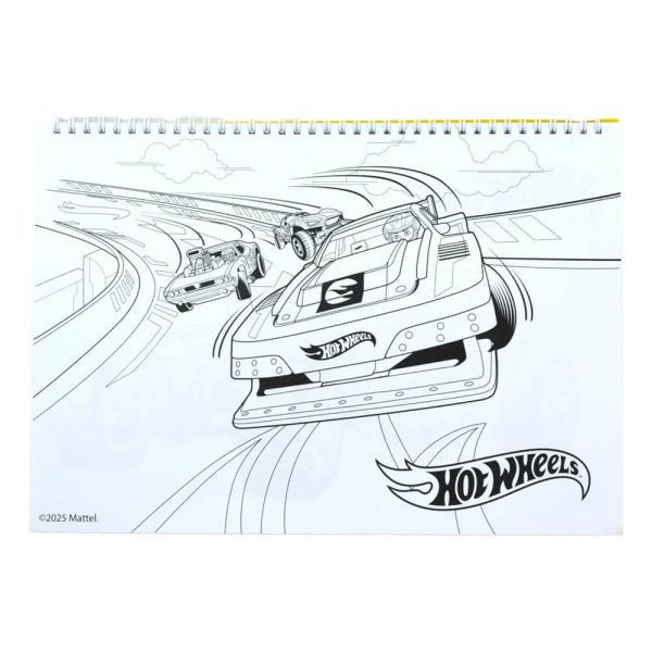 ΜΠΛΟΚ ΖΩΓΡΑΦΙΚΗΣ 23x33εκ. 40Φ. ME STICKERS HOT WHEELS 349-30416