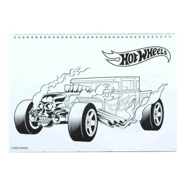 ΜΠΛΟΚ ΖΩΓΡΑΦΙΚΗΣ 23x33εκ. 40Φ. ME STICKERS HOT WHEELS 349-30416