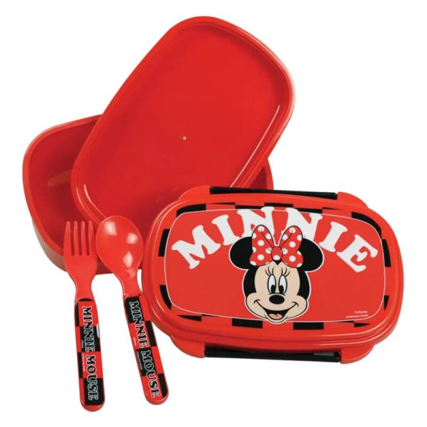 ΔΟΧΕΙΟ ΦΑΓΗΤΟΥ ΜΕ ΚΟΥΤΑΛΙ & ΠΙΡΟΥΝΙ MINNIE 553-05276