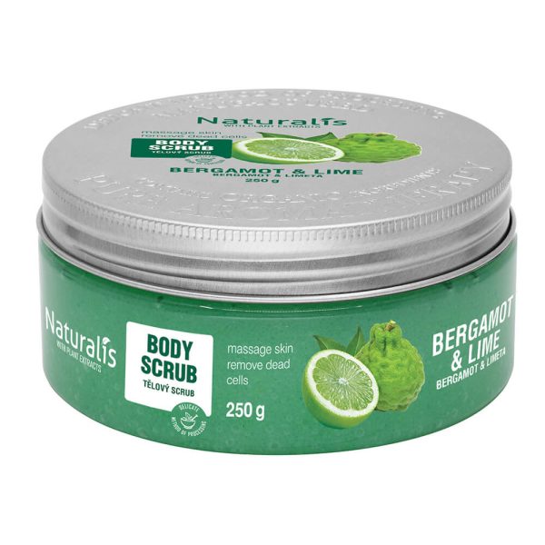 NATURALIS SUGAR BODY SCRUB 250g BERGAMOT & LIME