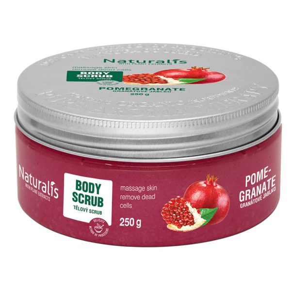 NATURALIS SUGAR BODY SCRUB 250g POMEGRANATE