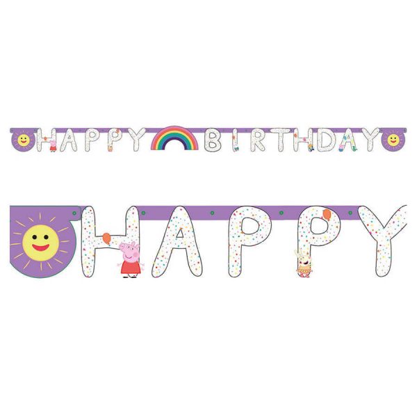 ΓΙΡΛΑΝΤΑ HAPPY BIRTHDAY PEPPA PIG 250x13εκ. /9906336