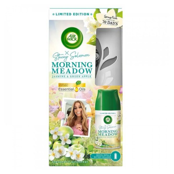 AIRWICK FRESHMATIC MAX ΣΥΣΚΕΥΗ ΜΕ ΑΥΤΟΜΑΤΟ ΣΠΡΕΙ 250ml MORNING MEADOW
