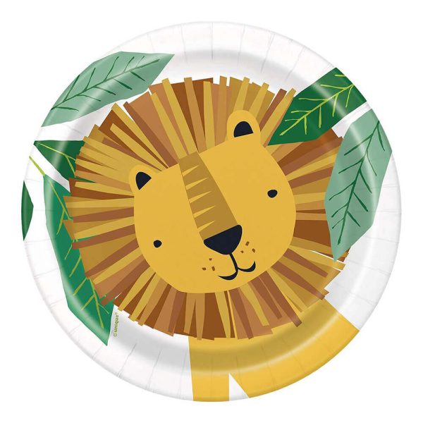 ΠΙΑΤΑ ΠΑΡΤΥ ΧΑΡΤΙΝΑ ΓΛΥΚΟΥ 18εκ. ANIMAL SAFARI 8τεμ. /73924
