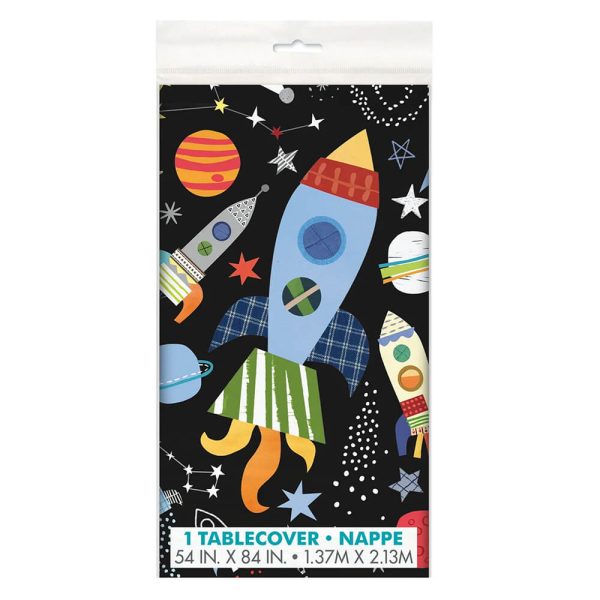 PARTY ΤΡΑΠΕΖΟΜΑΝΤΗΛΟ ΠΛΑΣΤΙΚΟ SPACE PARTY 137x213εκ. /73263