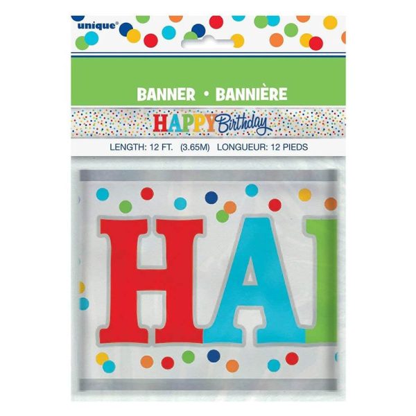 ΓΙΡΛΑΝΤΑ HAPPY BIRTHDAY ΜΕΤΑΛΛΙΚΗ 3.65Μ /58269