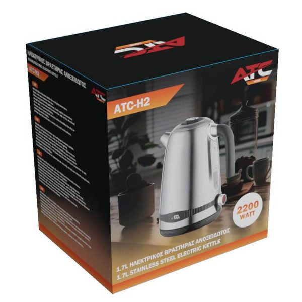 ΒΡΑΣΤΗΡΑΣ ATC-H2 1.7Lt INOX 2200W