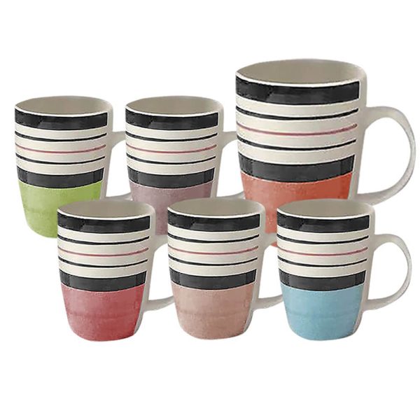 ΚΟΥΠΑ ΚΕΡΑΜΙΚΗ ΜΕ ΖΩΓΡΑΦΙΚΗ ΣΤΟ ΧΕΡΙ 10x7.5εκ. 330ml Νο.1824