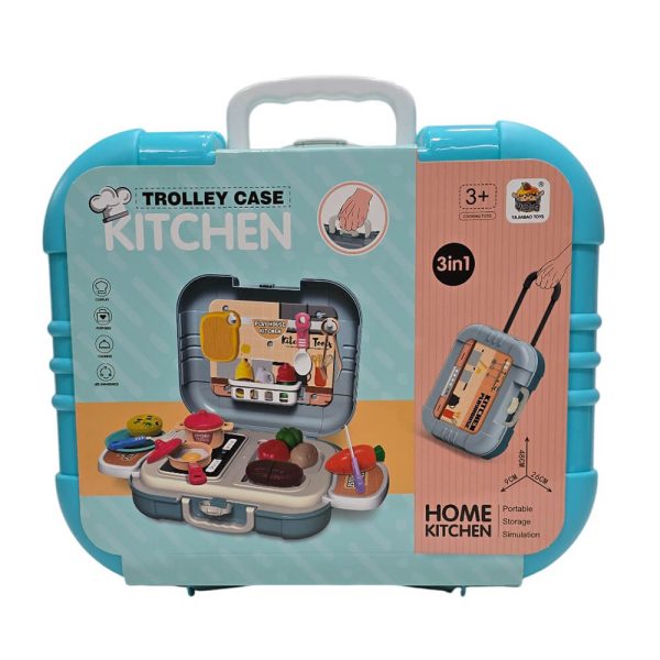 ΚΟΥΖΙΝΙΚΑ ΣΕΤ ΒΑΛΙΤΣΑΚΙ ΤΡΟΛΛΕΥ 30Χ26εκ. 1018-10