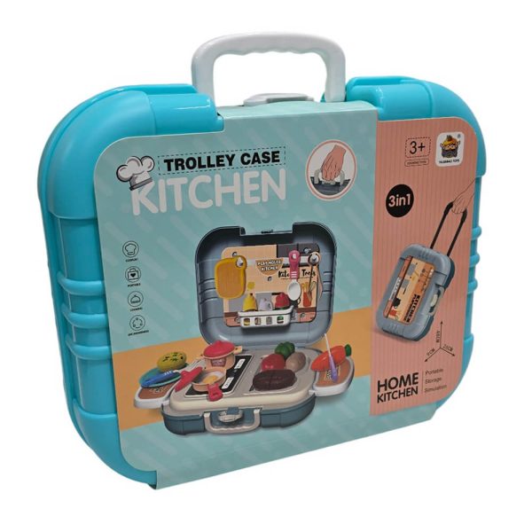 ΚΟΥΖΙΝΙΚΑ ΣΕΤ ΒΑΛΙΤΣΑΚΙ ΤΡΟΛΛΕΥ 30Χ26εκ. 1018-10