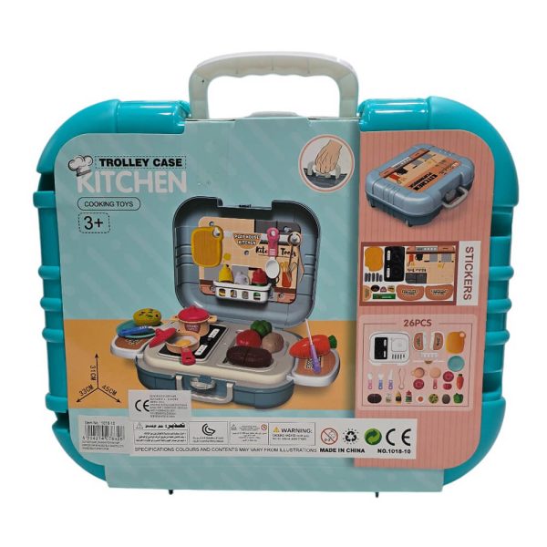 ΚΟΥΖΙΝΙΚΑ ΣΕΤ ΒΑΛΙΤΣΑΚΙ ΤΡΟΛΛΕΥ 30Χ26εκ. 1018-10