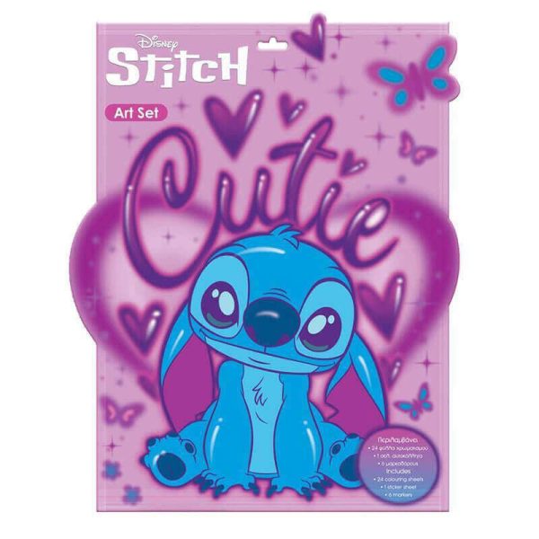 ΣΕΤ ΖΩΓΡΑΦΙΚΗΣ ΜΕ ΠΡΟΣΧΕΔΙΑΣΜΕΝΕΣ ΣΕΛΙΔΕΣ STITCH 564600