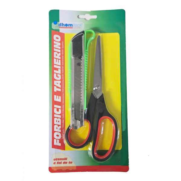 ΜΑΧΑΙΡΑΚΙ ΜΗΧΑΝΙΚΟ ΚΟΠΙΔΙ ΑΣΦΑΛΕΙΑΣ 2.5Χ15εκ. & ΨΑΛΙΔΙ 19εκ. ΣΕ BLISTER