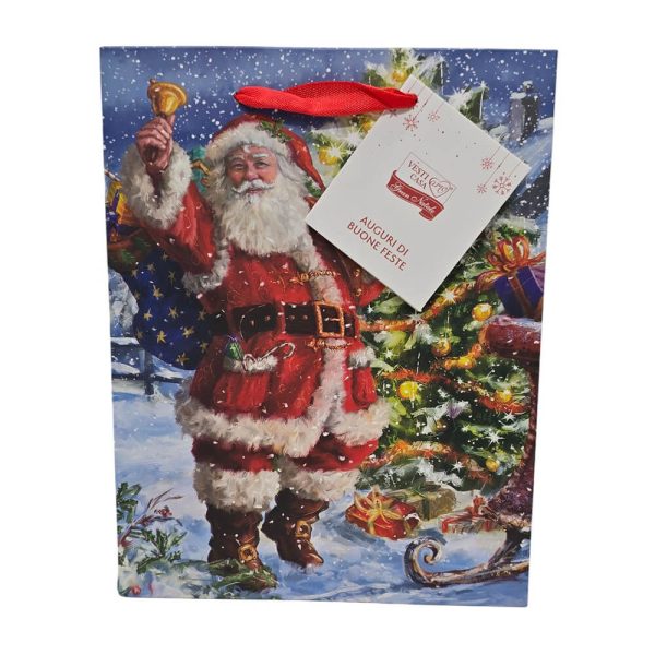 ΤΣΑΝΤΑ ΔΩΡΟΥ ΧΡΙΣΤΟΥΓΕΝΝΙΑΤΙΚΗ ΜΕ ΚΟΡΔΟΝΙ 18Χ23X10εκ. 429430