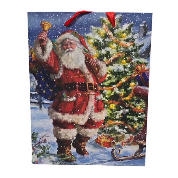 ΤΣΑΝΤΑ ΔΩΡΟΥ ΧΡΙΣΤΟΥΓΕΝΝΙΑΤΙΚΗ ΜΕ ΚΟΡΔΟΝΙ 18Χ23X10εκ. 429430