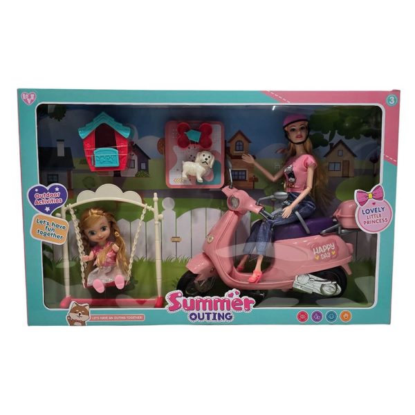 ΚΟΥΚΛΑ ΜΕ ΠΑΙΔΑΚΙ & ΒΕΣΠΑ 52,5x33εκ. 925-128