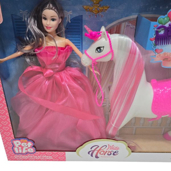 ΚΟΥΚΛΑ ΜΕ ΑΛΟΓΟ & ΑΞΕΣΟΥΑΡ 40Χ33εκ. 686-841