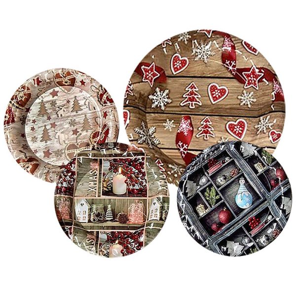 ΠΙΑΤΕΛΑ ΧΡΙΣΤΟΥΓΕΝΝΙΑΤΙΚΗ ΠΛΑΣΤΙΚΗ Φ22εκ Νο.1274