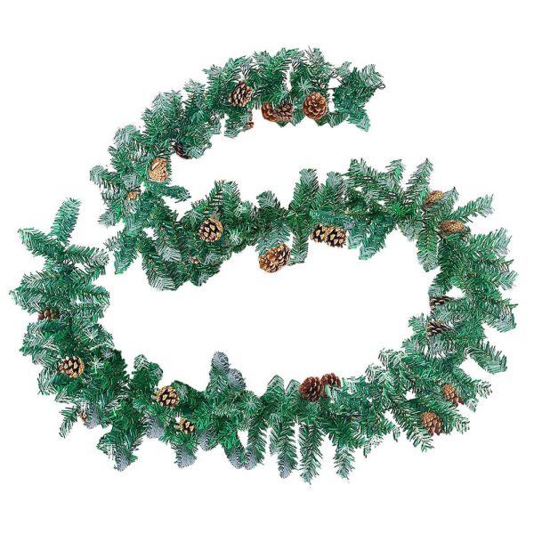 ΓΙΡΛΑΝΤΑ ΧΡΙΣΤΟΥΓΕΝΝΙΑΤΙΚΗ ΣΤΟΛΙΣΜΕΝΗ ΣΚΛΗΡΗ Φ:20 Χ 2.7m Νο.657