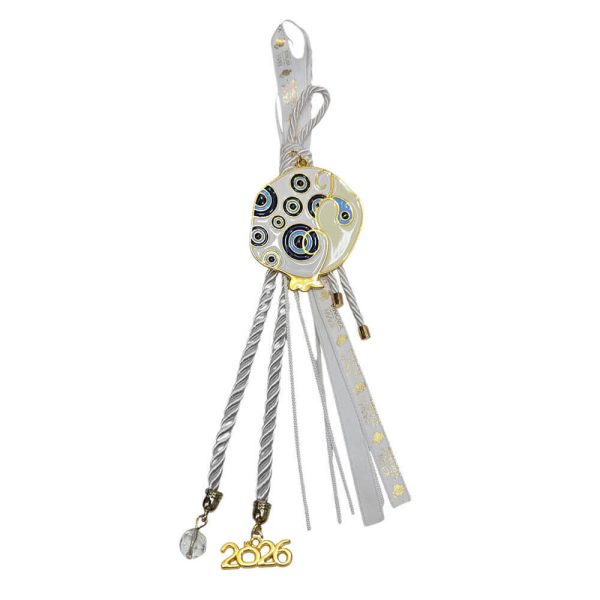 ΓΟΥΡΙ ΔΙΑΚΟΣΜΗΤΙΚΟ ΡΟΔΙ ΜΕ ΜΑΤΑΚΙΑ ΛΕΥΚΟ ΚΟΡΔΟΝΙ 2025-49 (ποικιλία σχεδίων)