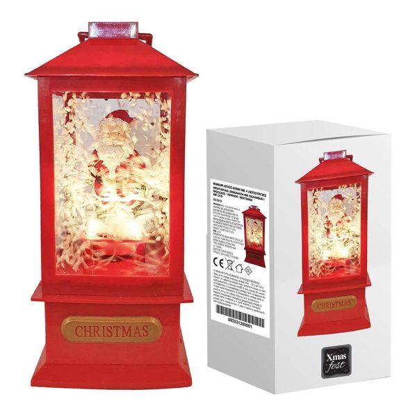 ΦΑΝΑΡΑΚΙ ΧΡΙΣΤΟΥΓΕΝΝΙΑΤΙΚΟ ΑΓΙΟΣ ΒΑΣΙΛΗΣ ΜΕ ΧΙΟΝΙ 20Χ9x9cm 93-3313