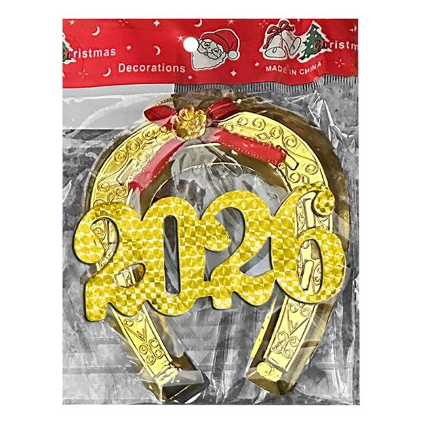 ΠΕΤΑΛΟ ΜΕ ΧΡΟΝΟΛΟΓΙΑ (2026) ΧΡΥΣΟ 12cm No.393